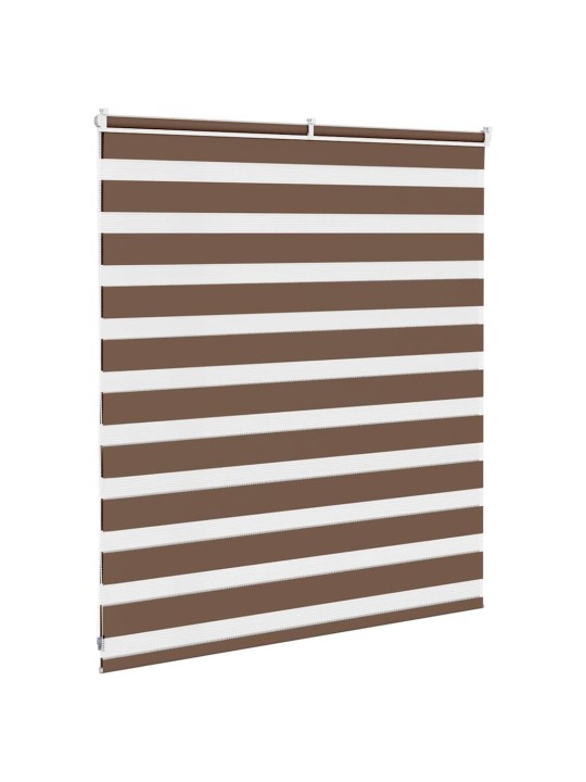 Zebra roleta hnědá 125x100 cm šířka látky 120,9 cm polyester