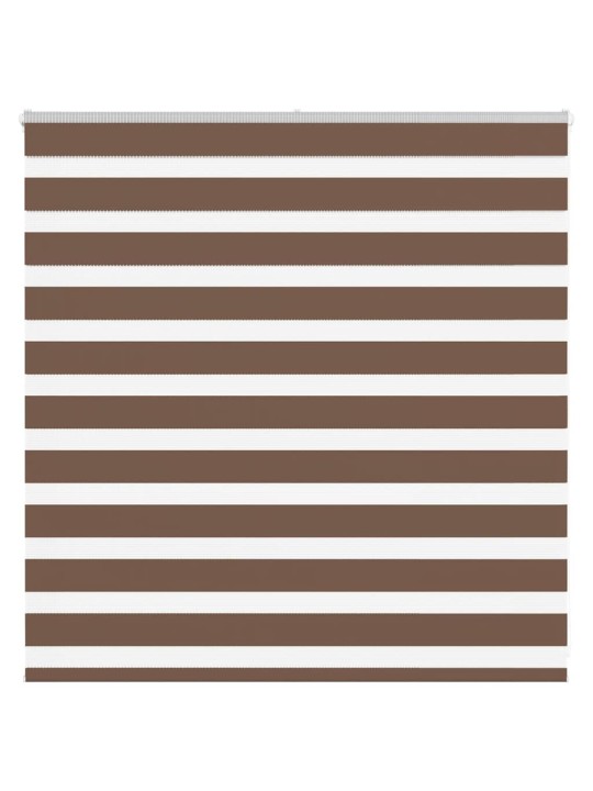 Zebra roleta hnědá 140x100 cm šířka látky 135,9 cm polyester