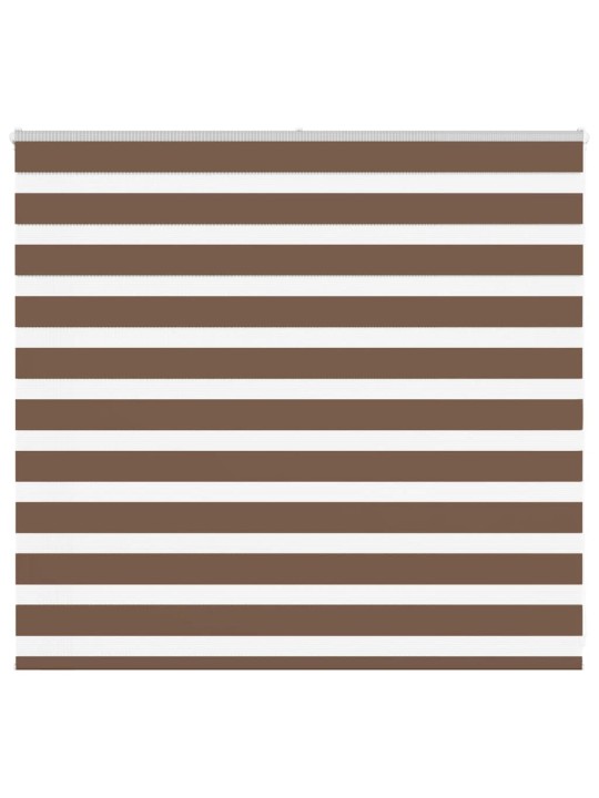 Zebra roleta hnědá 155x100 cm šířka látky 150,9 cm polyester