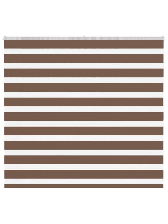 Zebra roleta hnědá 165x100 cm šířka látky 160,9 cm polyester