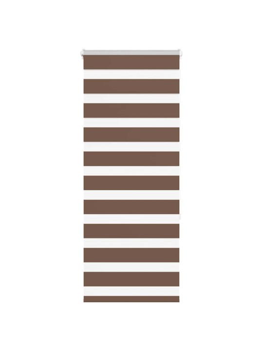 Zebra roleta hnědá 60x150 cm šířka látky 55,9 cm polyester