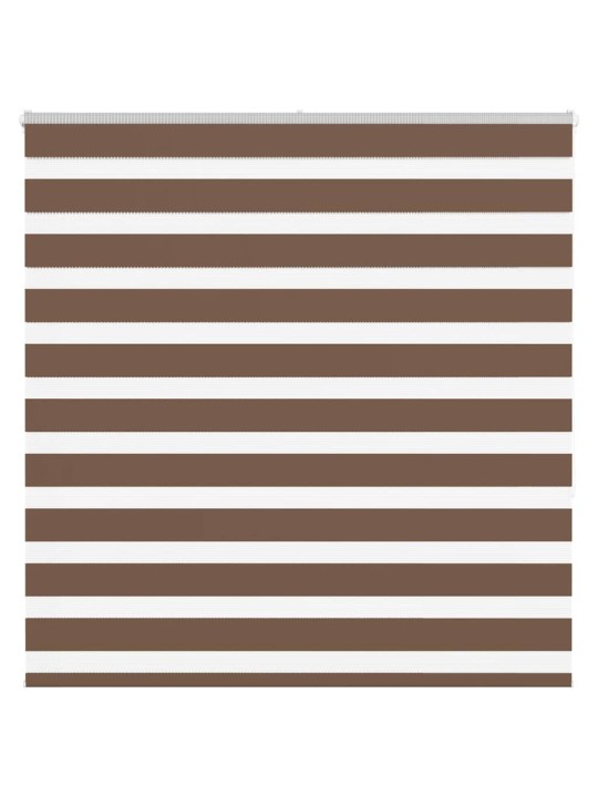 Zebra roleta hnědá 140x150 cm šířka látky 135,9 cm polyester