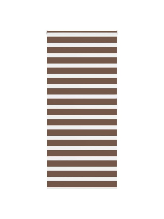 Zebra roleta hnědá 100x200 cm šířka látky 95,9 cm polyester