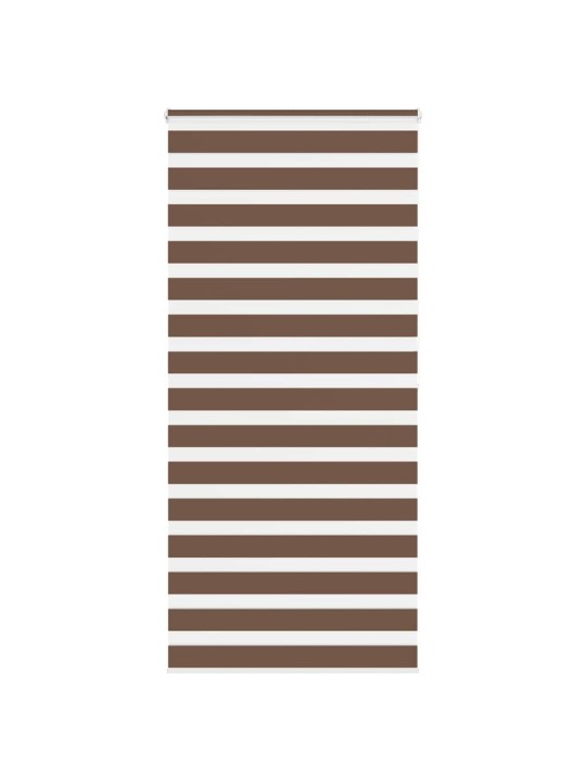 Zebra roleta hnědá 105x200 cm šířka látky 100,9 cm polyester