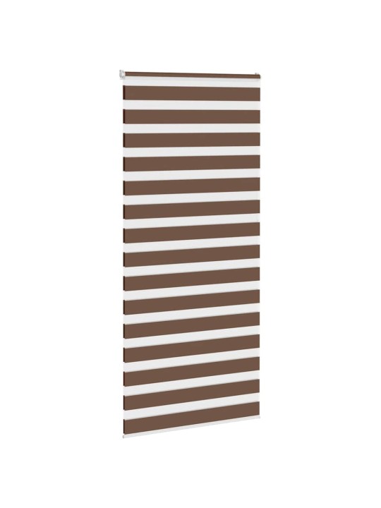 Zebra roleta hnědá 105x200 cm šířka látky 100,9 cm polyester