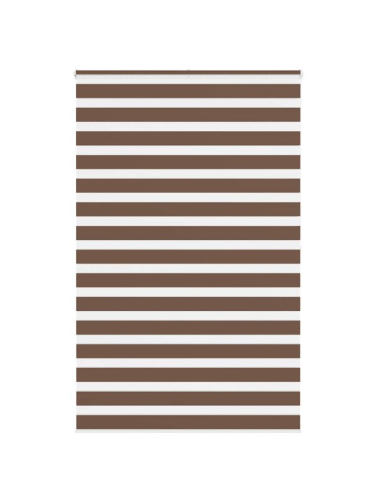 Zebra roleta hnědá 145x200 cm šířka látky 140,9 cm polyester