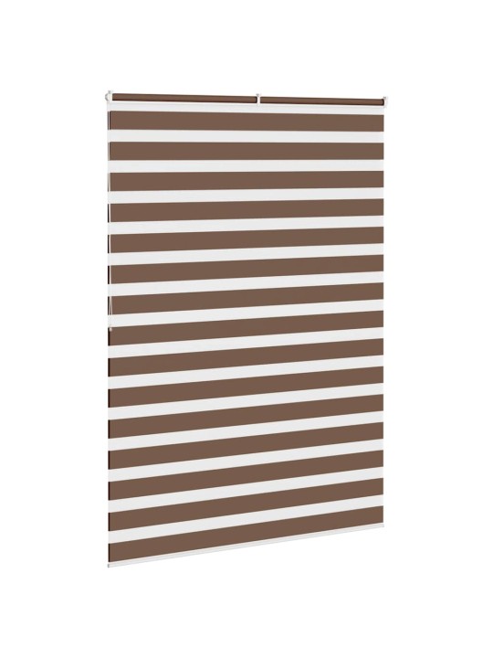 Zebra roleta hnědá 155x200 cm šířka látky 150,9 cm polyester