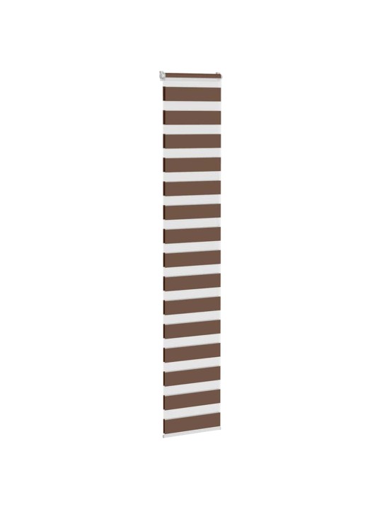 Zebra roleta hnědá 50x230 cm šířka látky 45,9 cm polyester