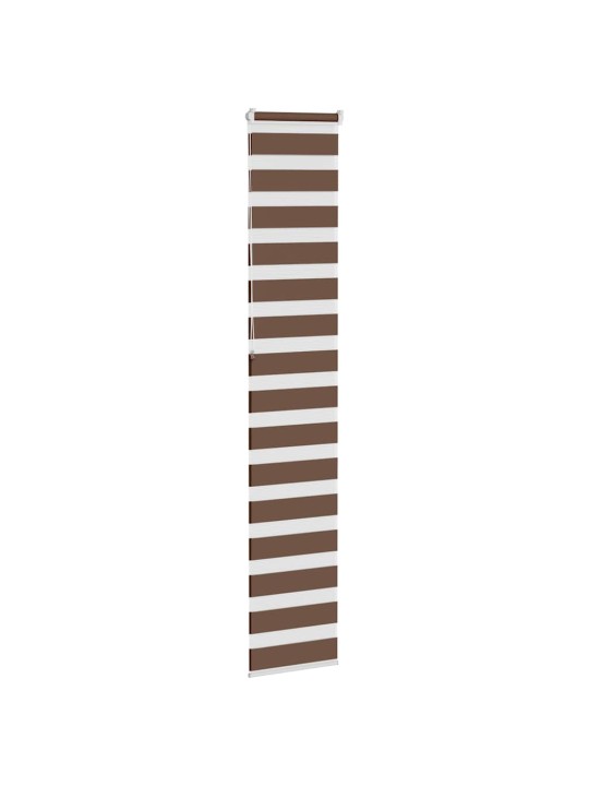 Zebra roleta hnědá 50x230 cm šířka látky 45,9 cm polyester