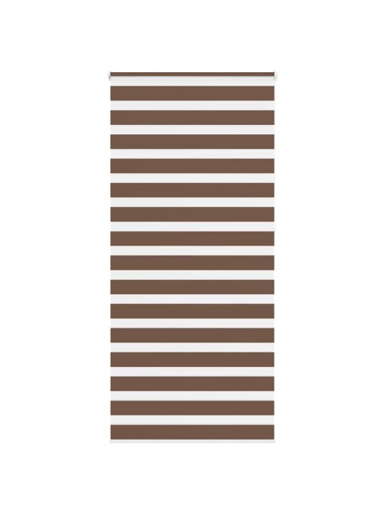 Zebra roleta hnědá 95x230 cm šířka látky 90,9 cm polyester