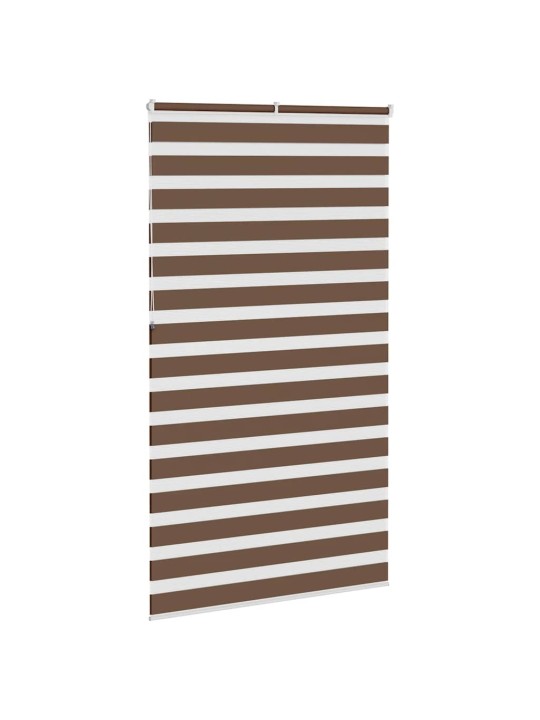 Zebra roleta hnědá 120x230 cm šířka látky 115,9 cm polyester
