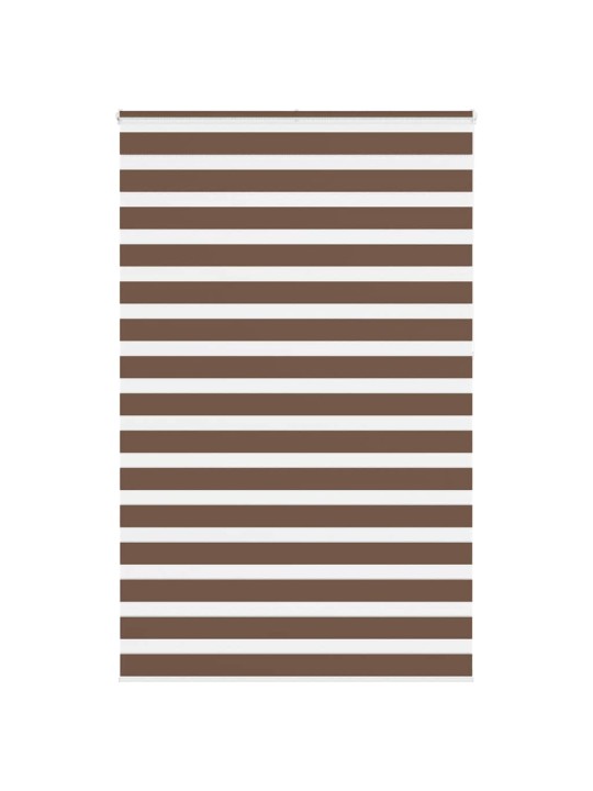 Zebra roleta hnědá 145x230 cm šířka látky 140,9 cm polyester