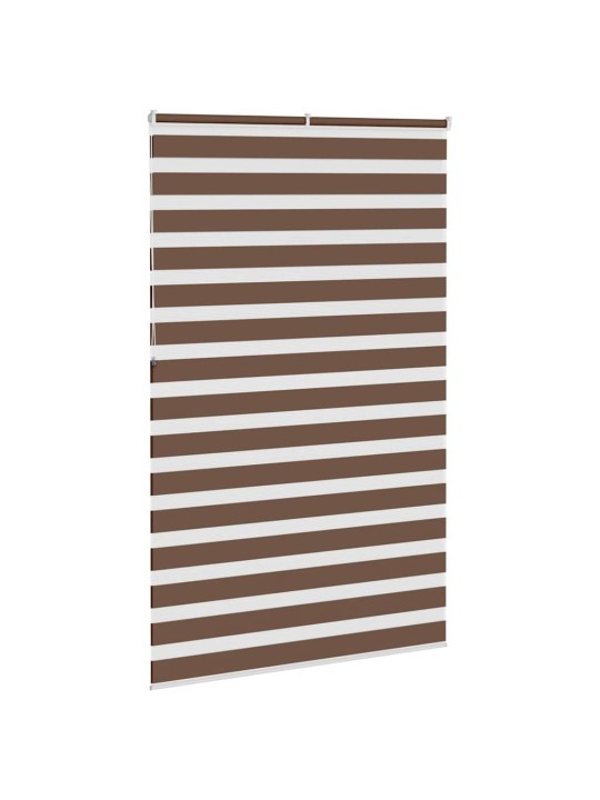 Zebra roleta hnědá 145x230 cm šířka látky 140,9 cm polyester