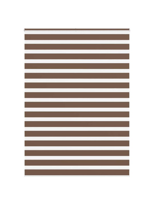 Zebra roleta hnědá 155x230 cm šířka látky 150,9 cm polyester