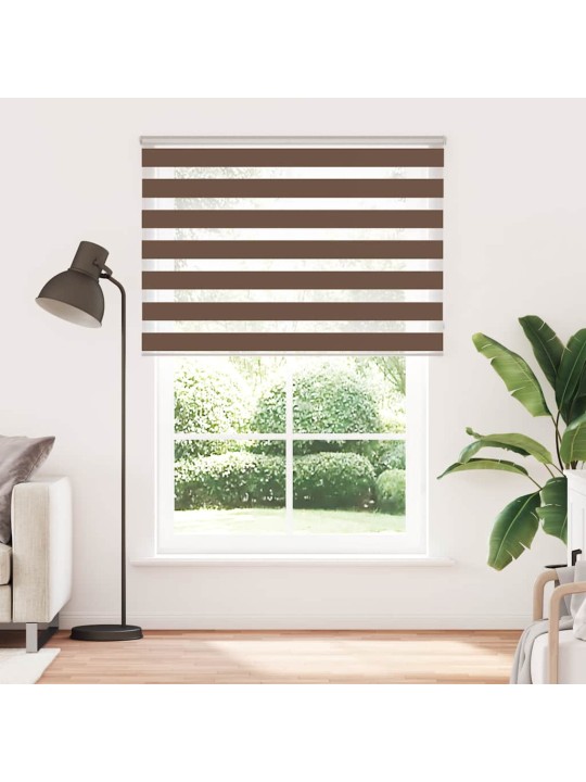 Zebra roleta hnědá 155x230 cm šířka látky 150,9 cm polyester