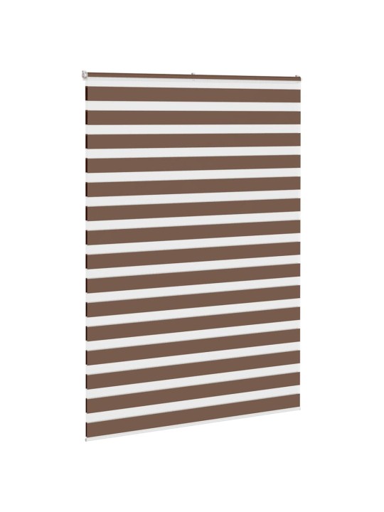 Zebra roleta hnědá 155x230 cm šířka látky 150,9 cm polyester