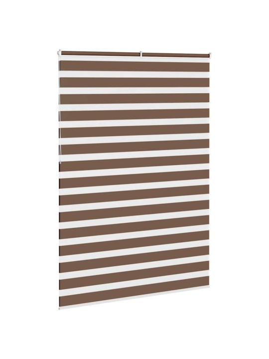 Zebra roleta hnědá 155x230 cm šířka látky 150,9 cm polyester