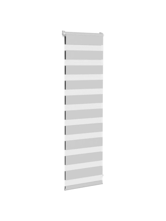 Zebra roleta světle šedá 40x100cm šířka látky 35,9 cm polyester