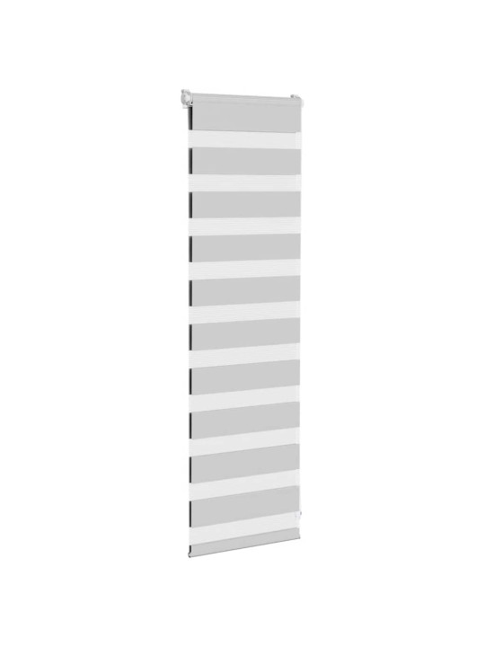 Zebra roleta světle šedá 45x100cm šířka látky 40,9 cm polyester