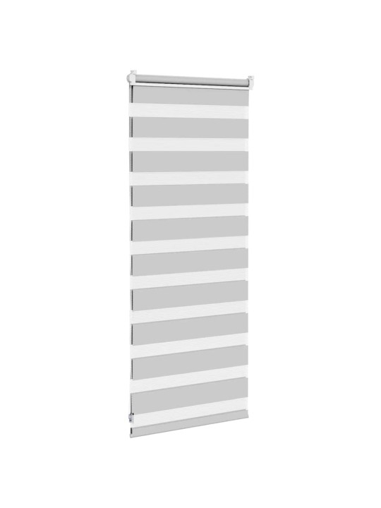 Zebra roleta světle šedá 65x100cm šířka látky 60,9 cm polyester