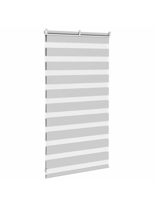 Zebra roleta světle šedá 70x100cm šířka látky 65,9 cm polyester