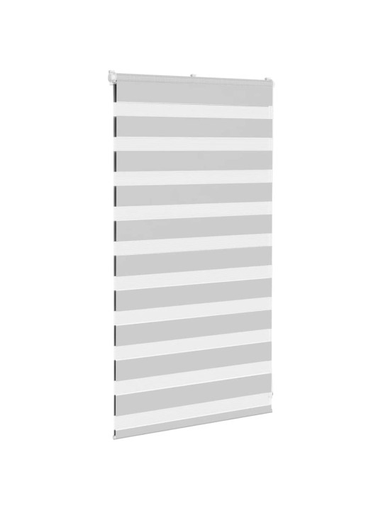 Zebra roleta světle šedá 80x100cm šířka látky 75,9 cm polyester