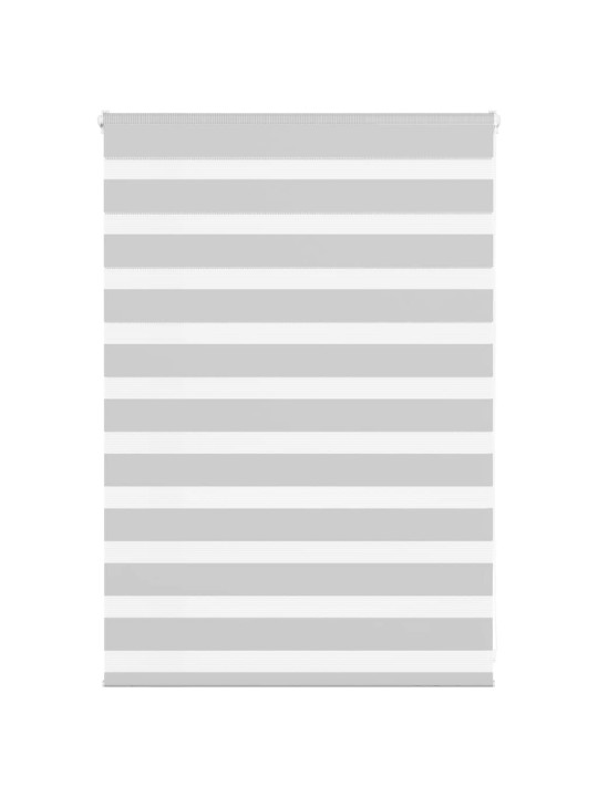 Zebra roleta světle šedá 100x100cm šířka látky 95,9cm polyester