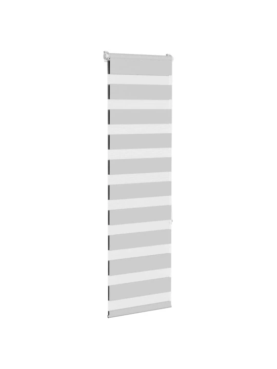Zebra roleta světle šedá 40x150 cm šířka látky 35,9cm polyester