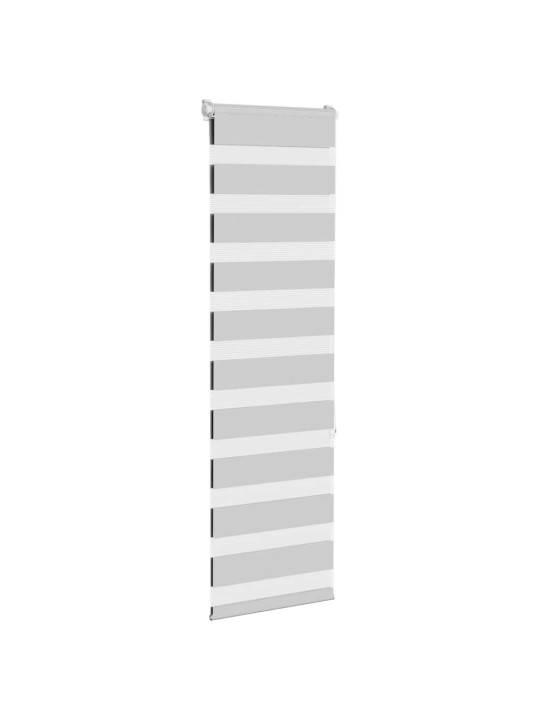 Zebra roleta světle šedá 45x150 cm šířka látky 40,9cm polyester