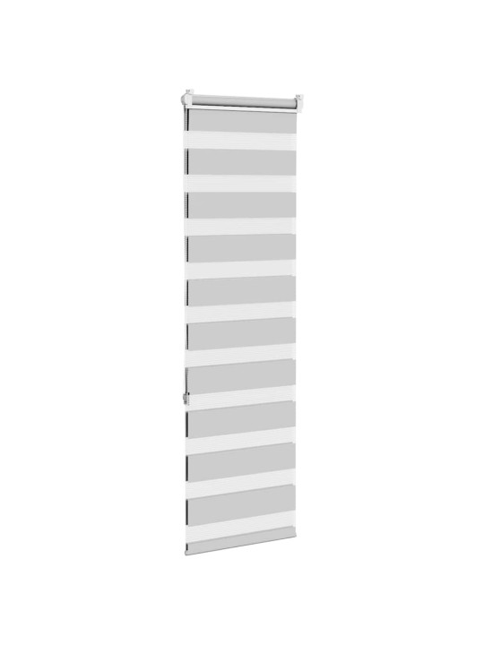 Zebra roleta světle šedá 45x150 cm šířka látky 40,9cm polyester