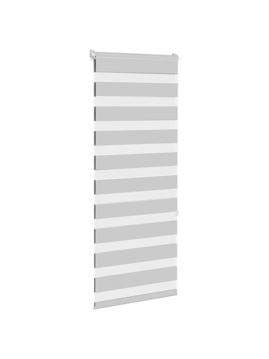 Zebra roleta světle šedá 55x150 cm šířka látky 50,9cm polyester