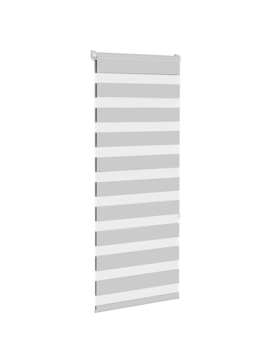 Zebra roleta světle šedá 60x150 cm šířka látky 55,9cm polyester