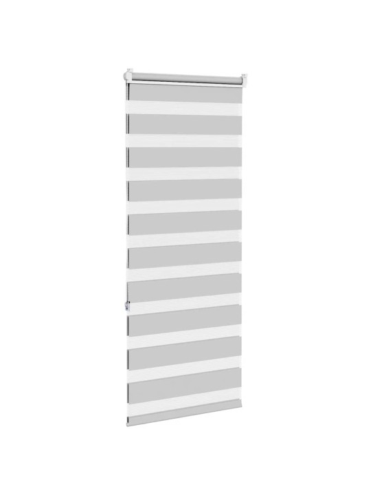 Zebra roleta světle šedá 60x150 cm šířka látky 55,9cm polyester