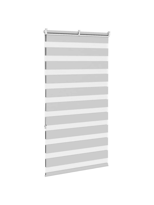 Zebra roleta světle šedá 85x150 cm šířka látky 80,9cm polyester