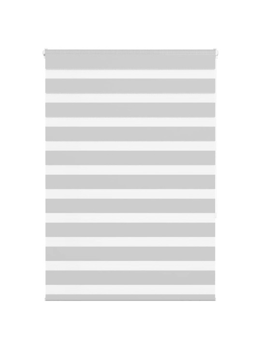 Zebra roleta světle šedá 100x150cm šířka látky 95,9cm polyester