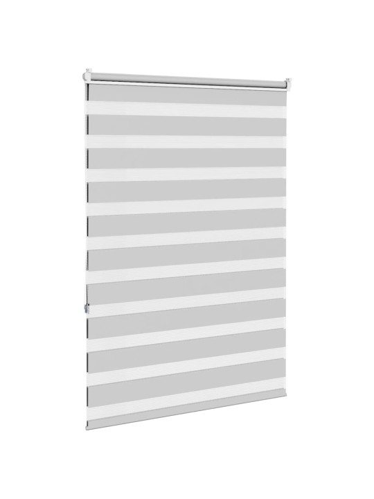 Zebra roleta světle šedá 100x150cm šířka látky 95,9cm polyester