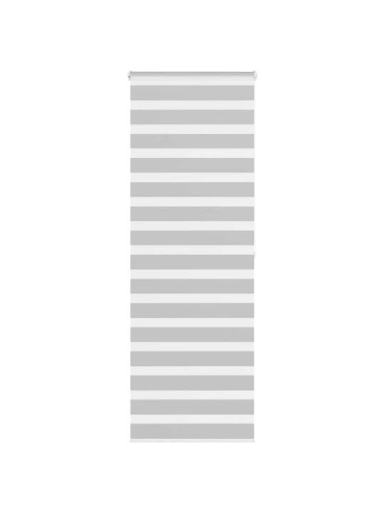 Zebra roleta světle šedá 70x200 cm šířka látky 65,9cm polyester