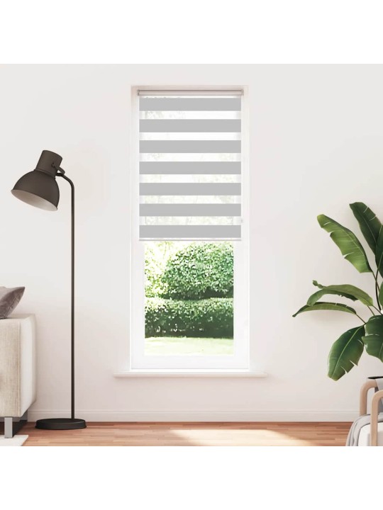 Zebra roleta světle šedá 70x200 cm šířka látky 65,9cm polyester