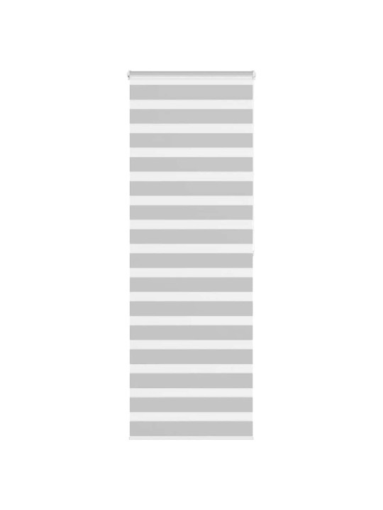 Zebra roleta světle šedá 90x200 cm šířka látky 85,9cm polyester