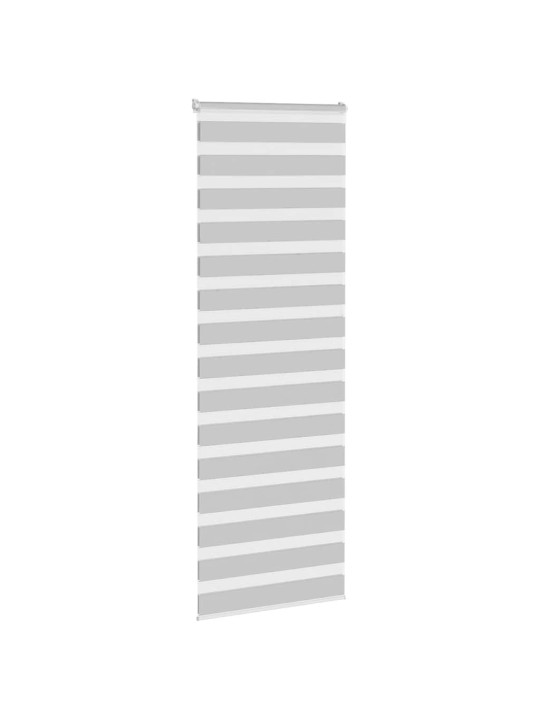 Zebra roleta světle šedá 90x200 cm šířka látky 85,9cm polyester