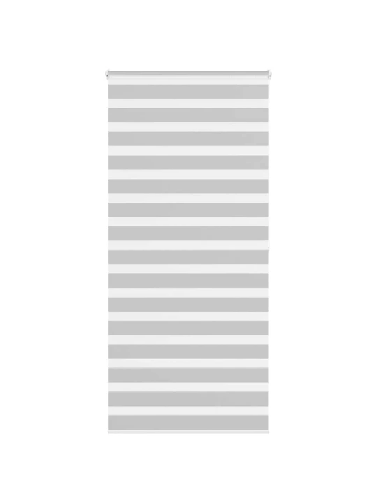 Zebra roleta světle šedá 100x200cm šířka látky 95,9cm polyester