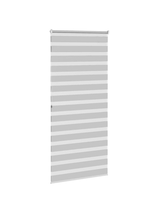 Zebra roleta světle šedá 100x200cm šířka látky 95,9cm polyester