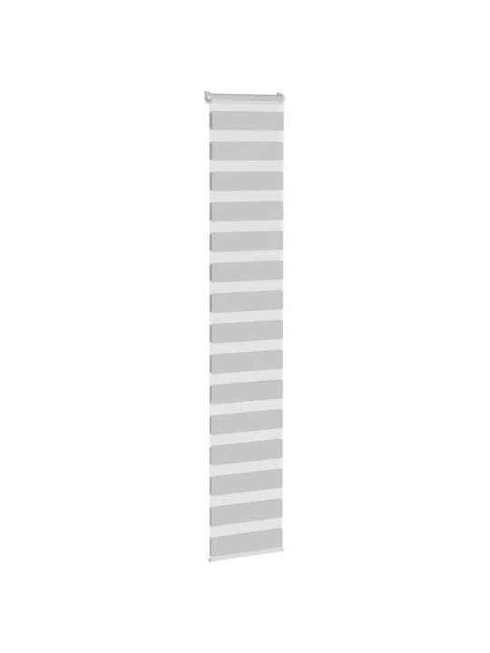 Zebra roleta světle šedá 45x230 cm šířka látky 40,9cm polyester