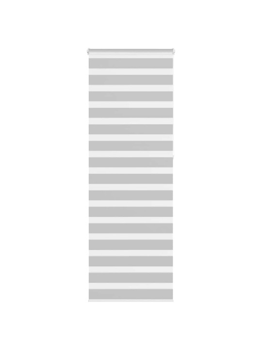 Zebra roleta světle šedá 70x230 cm šířka látky 65,9cm polyester