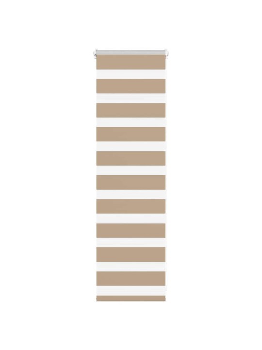 Zebra roleta pískově hnědá šířka látky 40,9 cm polyester