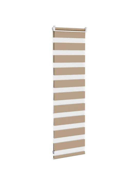 Zebra roleta pískově hnědá šířka látky 45,9 cm polyester