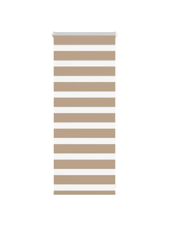 Zebra roleta pískově hnědá šířka látky 55,9 cm polyester