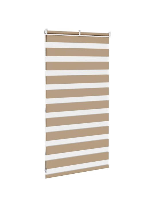 Zebra roleta pískově hnědá šířka látky 75,9 cm polyester