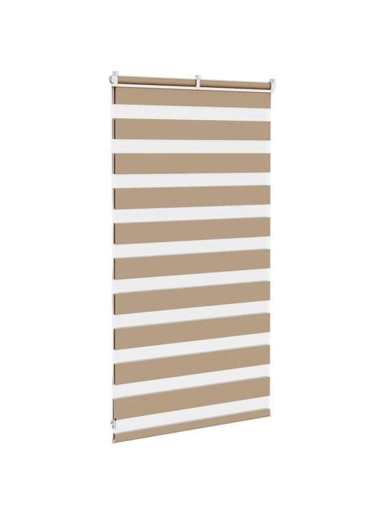 Zebra roleta pískově hnědá šířka látky 80,9 cm polyester
