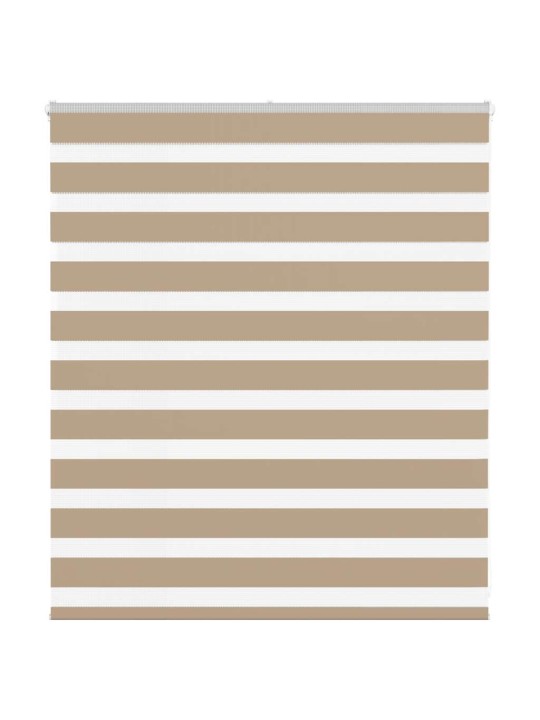Zebra roleta pískově hnědá šířka látky 115,9 cm polyester